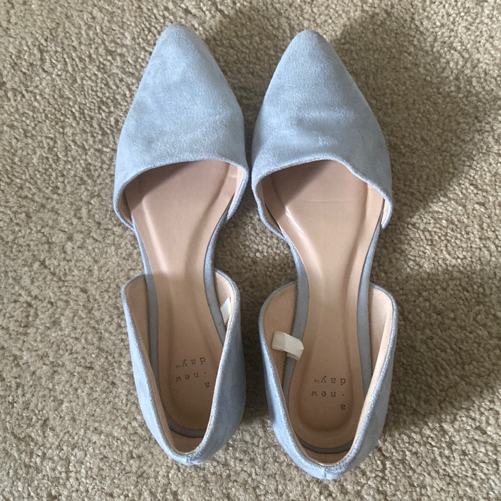 Blue flats
